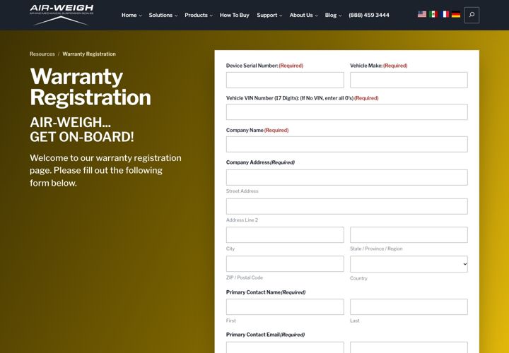 Forms, thank-yous + legal mockup, desktop